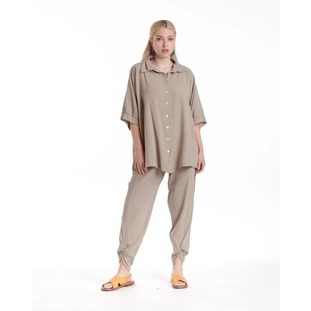 ✨Oh My Gauze! Zoey Cotton Gauze Rye Sz 2 Pants✨